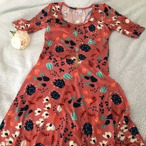 Lularoe Pink Floral Ana